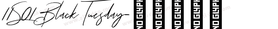 11S01 Black Tuesday字体转换